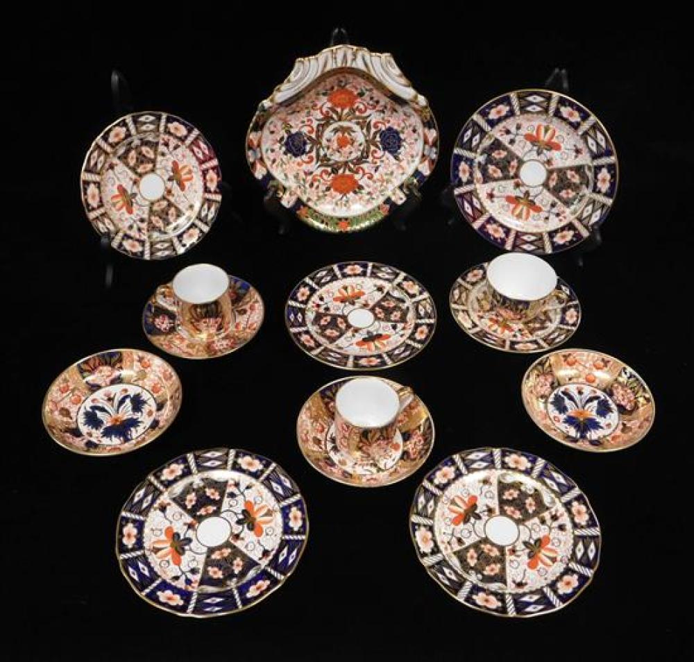 Appraisal: English soft paste Imari style porcelain th th C fourteen