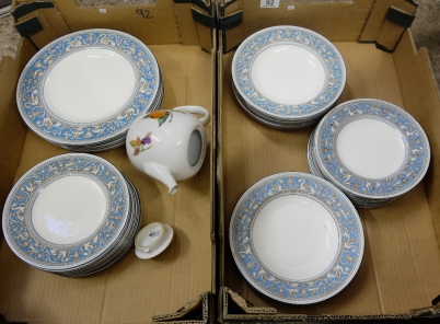 Appraisal: A collection of Wedgwood Florentine dinnerware including plates bowls etc