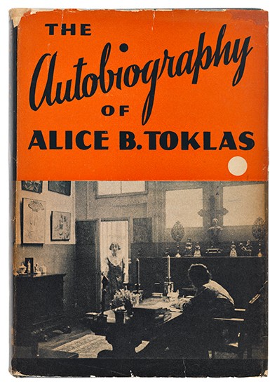 Appraisal: STEIN GERTRUDE The Autobiography of Alice B Toklas vo cloth