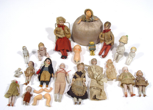 Appraisal: Collection of china headed dolls some in costume mostly Victorian