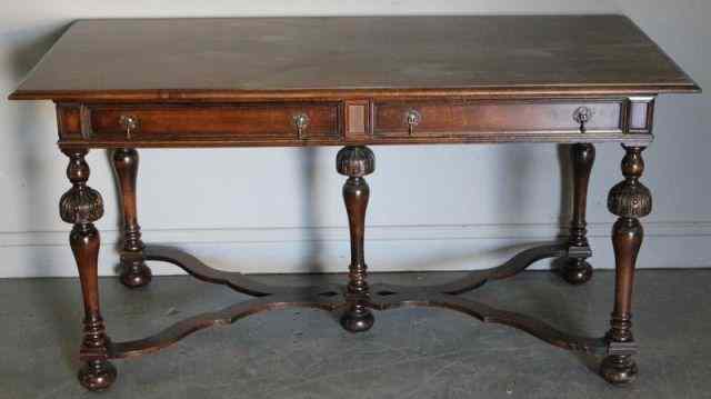 Appraisal: William and Mary Side Table From an Oyster Bay Long