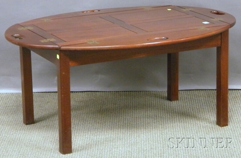 Appraisal: Chippendale-style Mahogany Butler's Tray Table