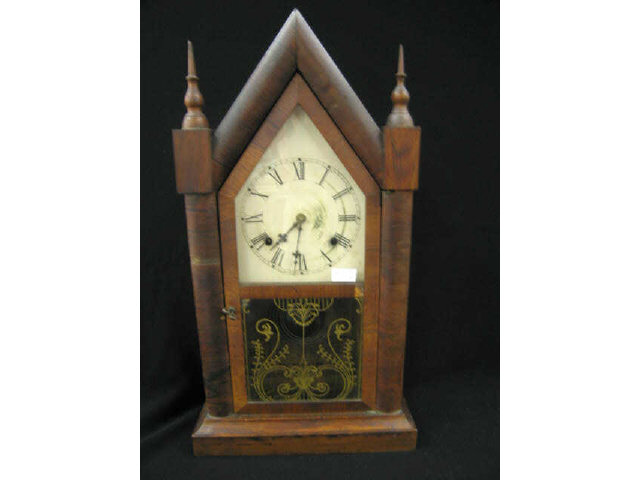 Appraisal: E N Welch Victorian Steeple Clock hour