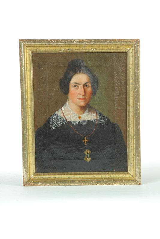 Appraisal: PORTRAIT OF A WOMAN ATTRIBUTED TO HEINRICH HOFFLER GERMAN -