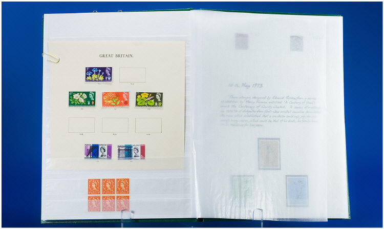 Appraisal: GB Collection of approx stamps in a good album The