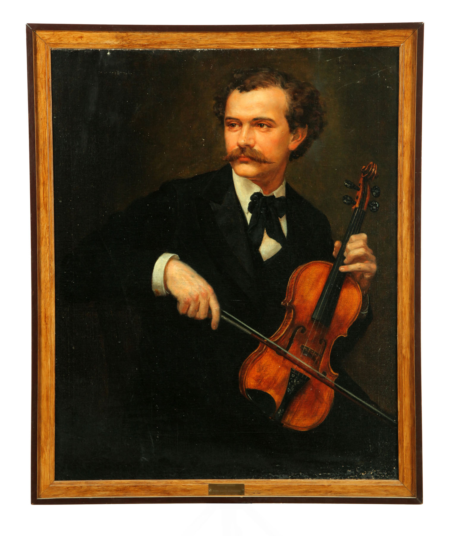 Appraisal: VIOLINIST BY JOHN WARD DUNSMORE MICHIGAN MASSACHUSETTS - Oil on