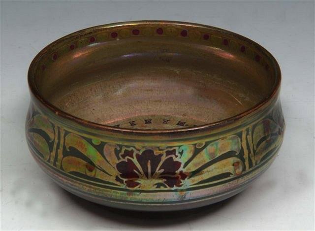 Appraisal: A CHARLES CUNDALL for Pilkington Royal Lancastrian small lustre bowl