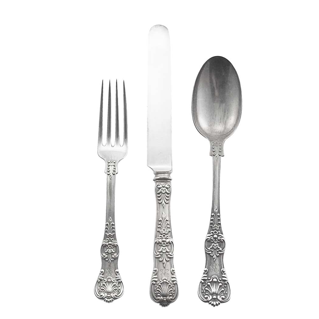 Appraisal: Tiffany Co Sterling Silver Flatware Service In the English King