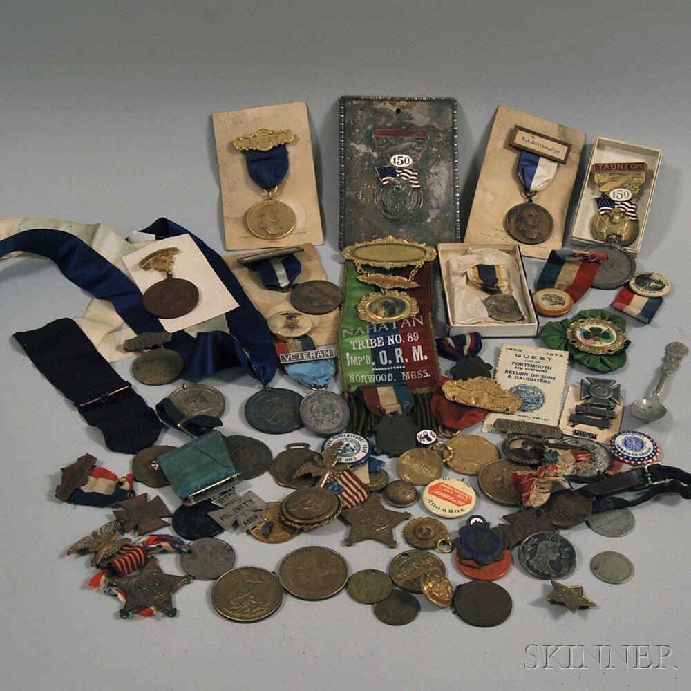 Appraisal: Group of Assorted Medals and Ribbons with a number of