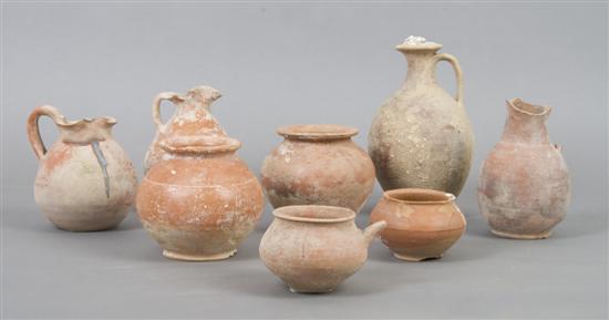 Appraisal: A Collection of Ten Roman or Near East Earthenware Vessels