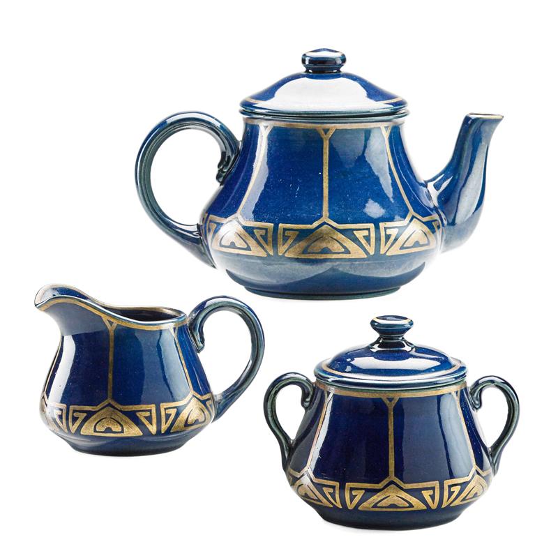 Appraisal: NORTH DAKOTA SCHOOL OF MINES Rare tea set Condition Report