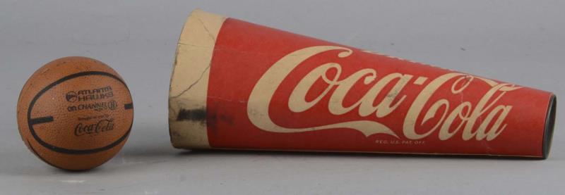 Appraisal: Lot of Coca Cola Sports Memorabilia Two Coca Cola items