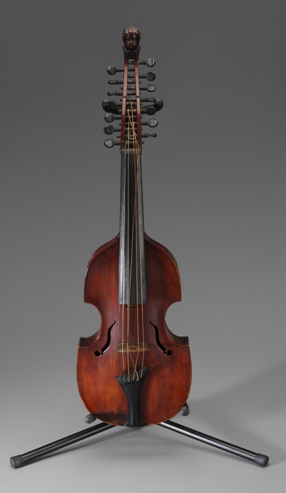 Appraisal: Viola D'Amore probably French th or th century carved of