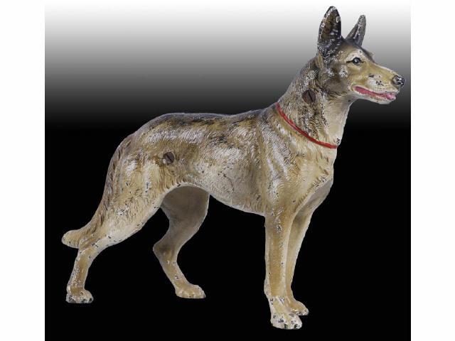 Appraisal: German Shepherd Dog Cast Iron Doorstop Description Full-figure casting of