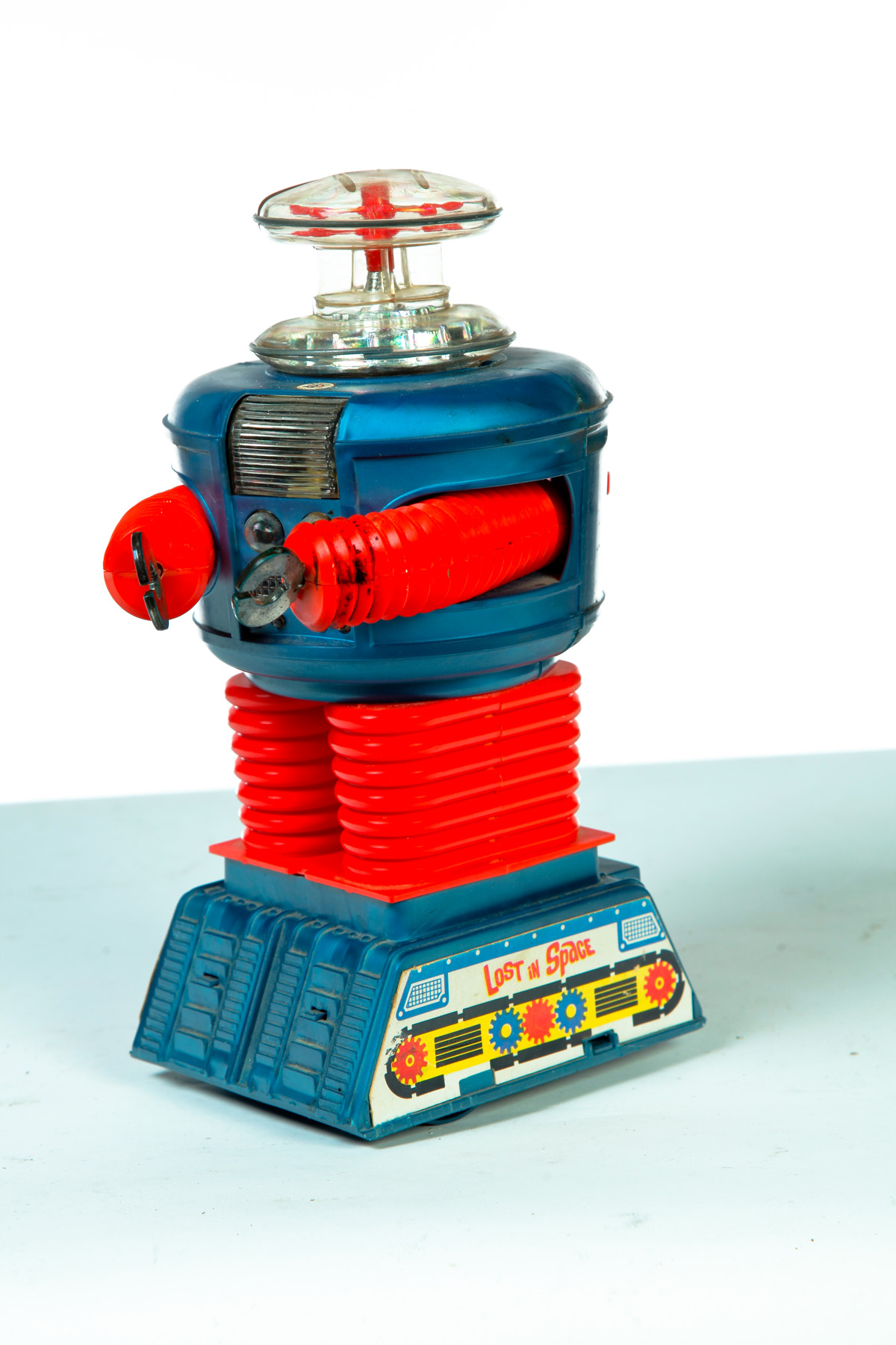 Appraisal: LOST IN SPACE ROBOT American dated Plastic space robot toy