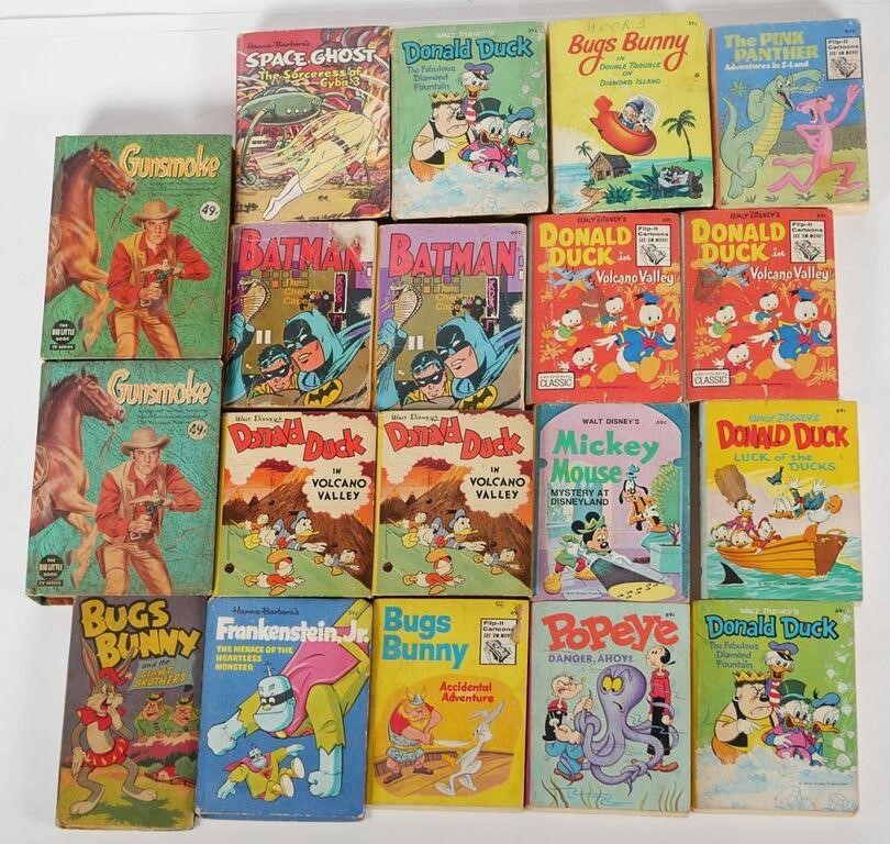 Appraisal: VINTAGE CHILDRENS BOOKS DISNEY TV CARTOONSGroup of hardcover softcover mid