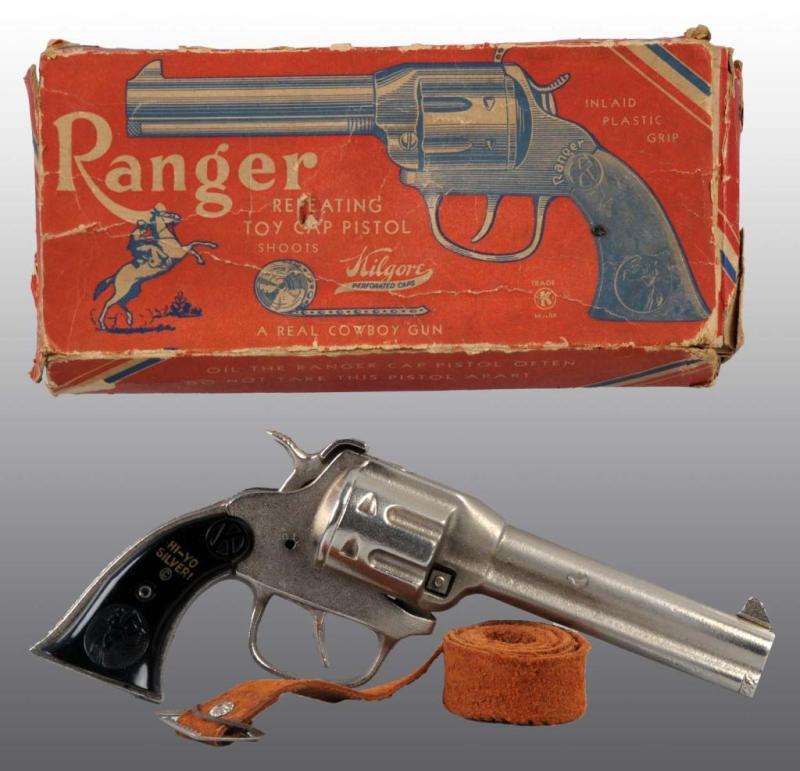 Appraisal: Kilgore Ranger Repeating Toy Cap Gun Description Includes original box