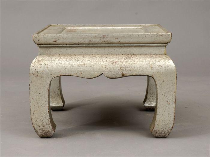 Appraisal: Chinese Silver Painted Stand Modern x x in Provenance Property