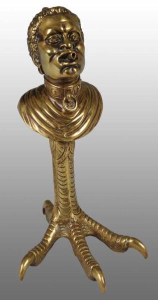 Appraisal: Claw Foot Cigar Lighter Description Brass Possibly a chief Great