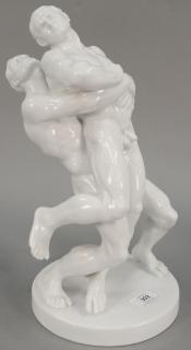 Appraisal: Herend Olympic Wrestling figure in the form of two nude