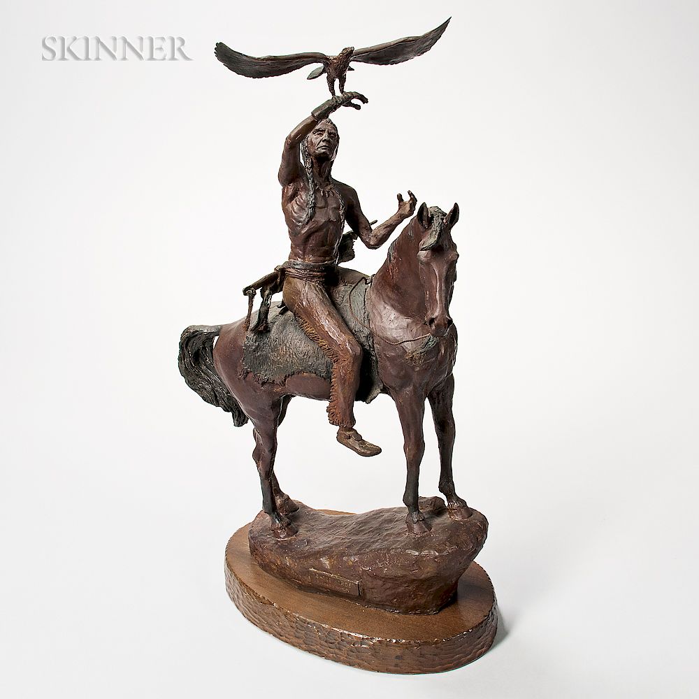 Appraisal: Richard A Myer American b Eagle Horse Richard A Myer