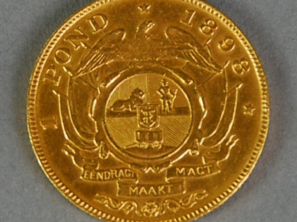 Appraisal: SOUTH AFRICA GOLD ONE POND COIN