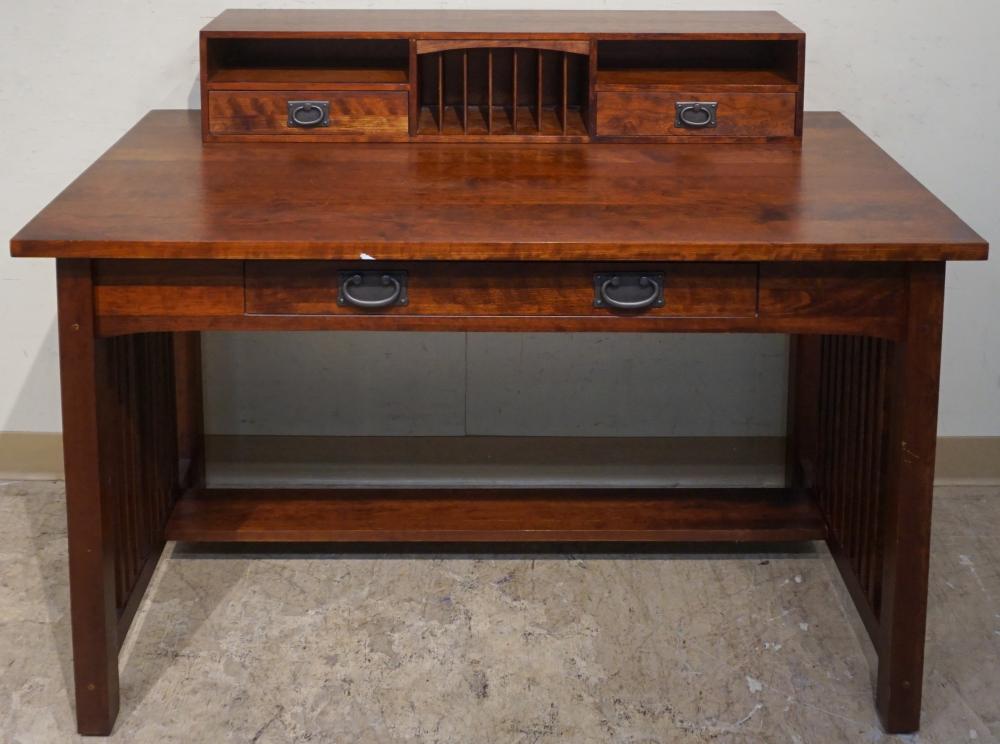 Appraisal: Arts and Crafts Style Stained Cherry Desk