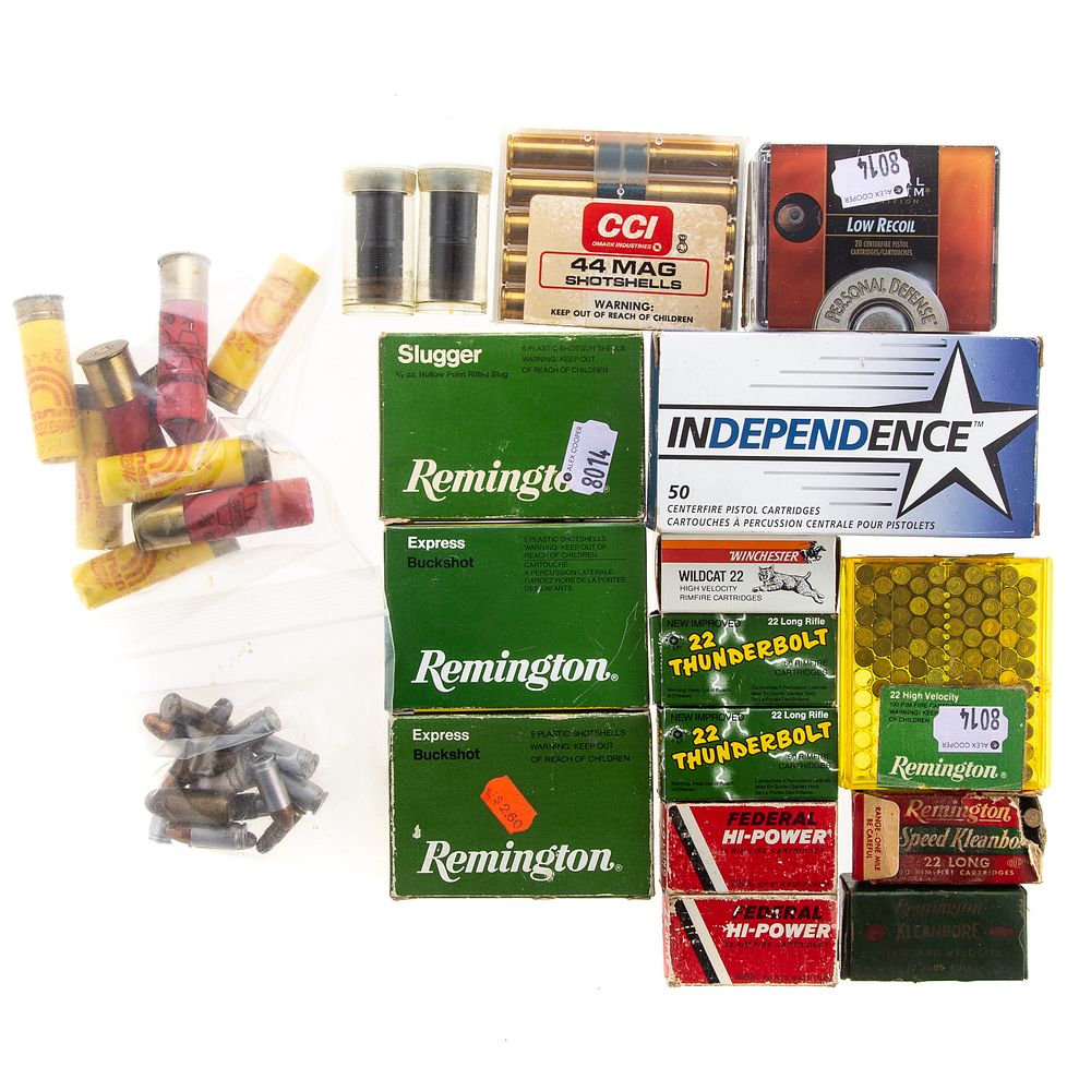 Appraisal: Assorted Ammunition Includes mag shot shells ga shells spec ga