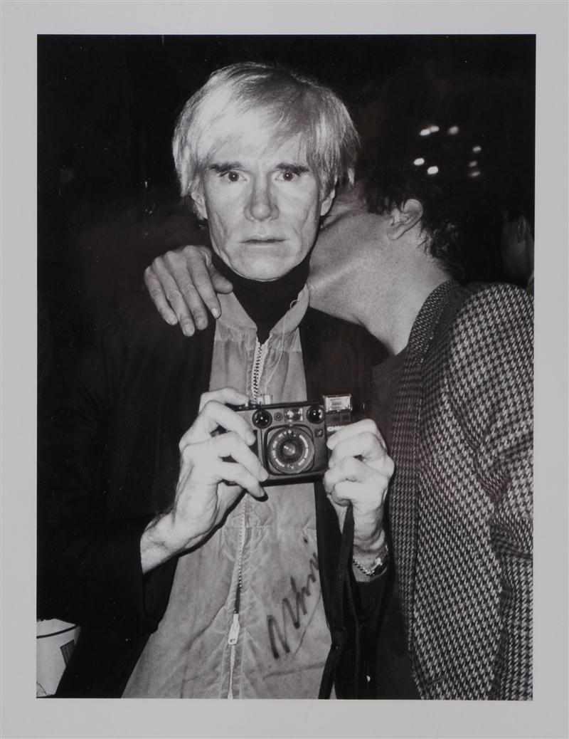 Appraisal: PATRICK MCMULLAN UNTITLED ANDY WARHOL STEVE RUBELL Gelatin silver print