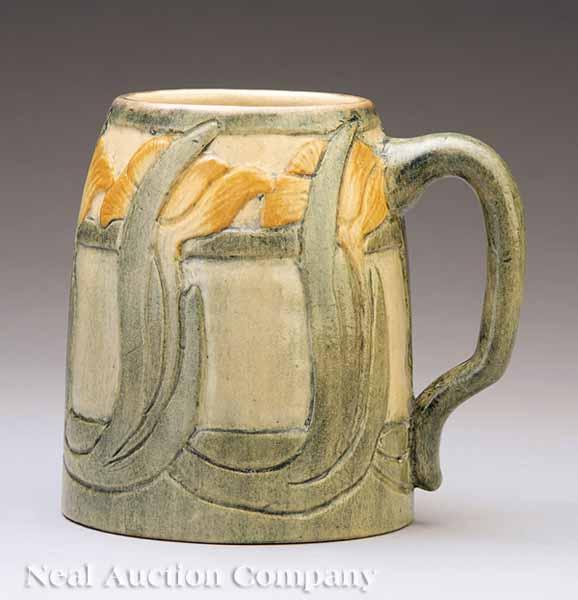 Appraisal: A Newcomb College Art Pottery High Glaze Mug decorated by