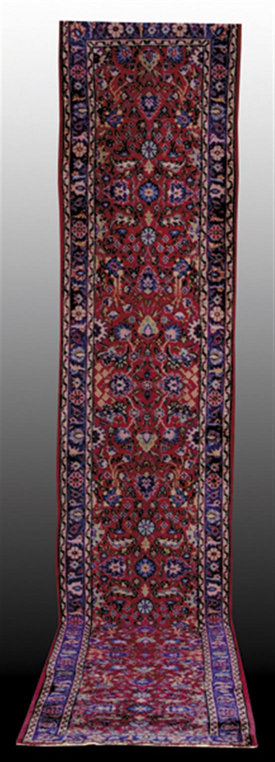 Appraisal: Antique Mahal runner circa s ' x '