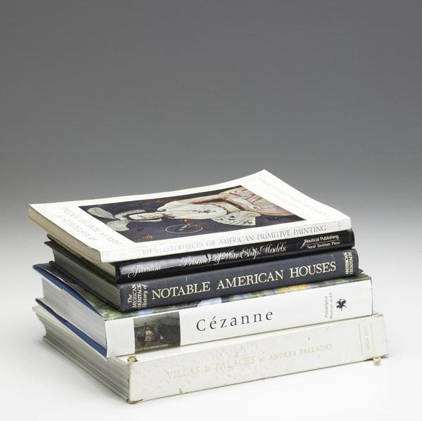 Appraisal: ANTIQUE ARCHITECTURE ART REFERENCE BOOKS Eighty-three assorted volumes include valuable