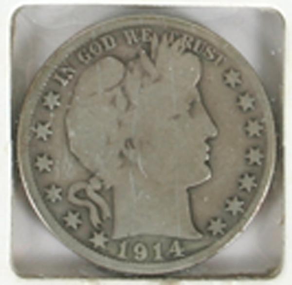 Appraisal: Half Dollars Mixed Types Dates Barber Kennedy - Barber's and