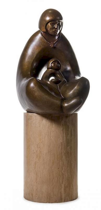 Appraisal: Allan Houser American - Mother and Child Allan Houser American