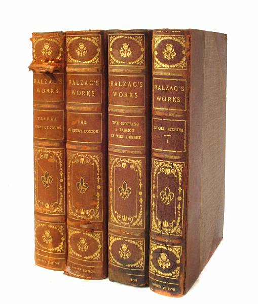 Appraisal: Balzac Honore de Works London privately printed n d vols