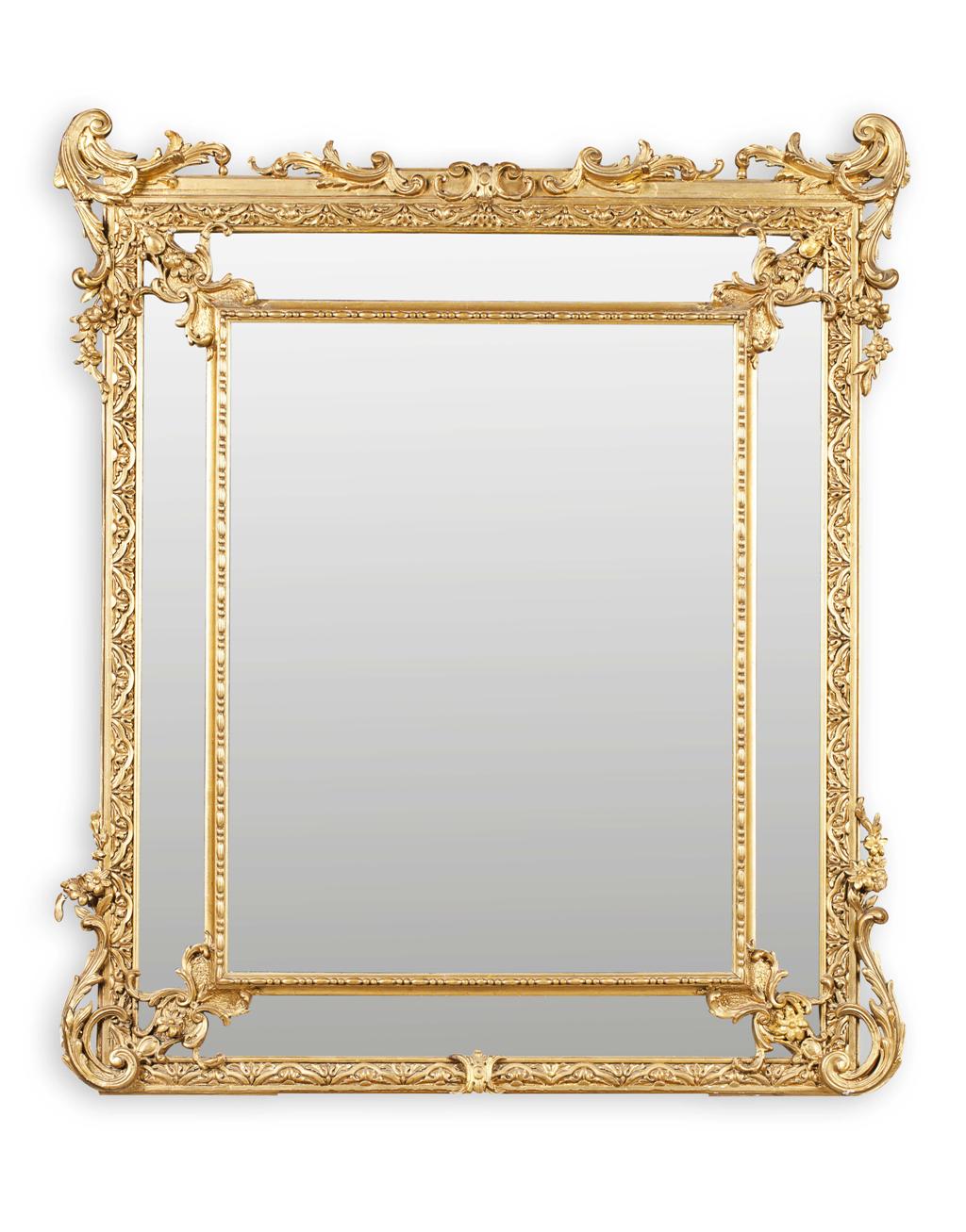 Appraisal: VICTORIAN GILTWOOD PIER MIRROR TH CENTURY in the Baroque style