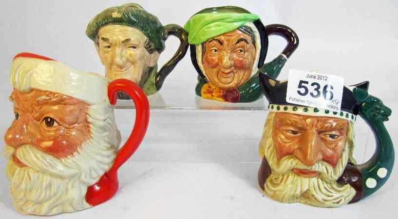 Appraisal: Royal Doulton Small Character Jugs Auld Mac D Sairey Gamp