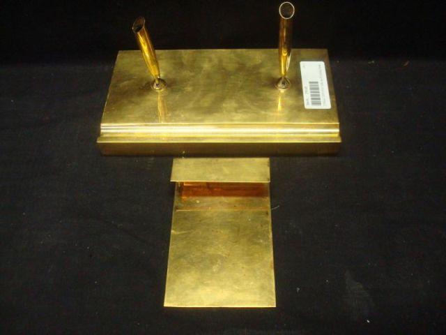 Appraisal: Piece TIFFANY Co Gilt on Sterling Desk Set From a