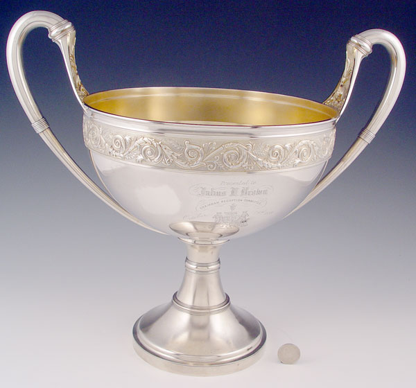 Appraisal: IMPORTANT GORHAM STERLING TROPHY CUP FROM SON OF CONFEDERATE GEORGIA