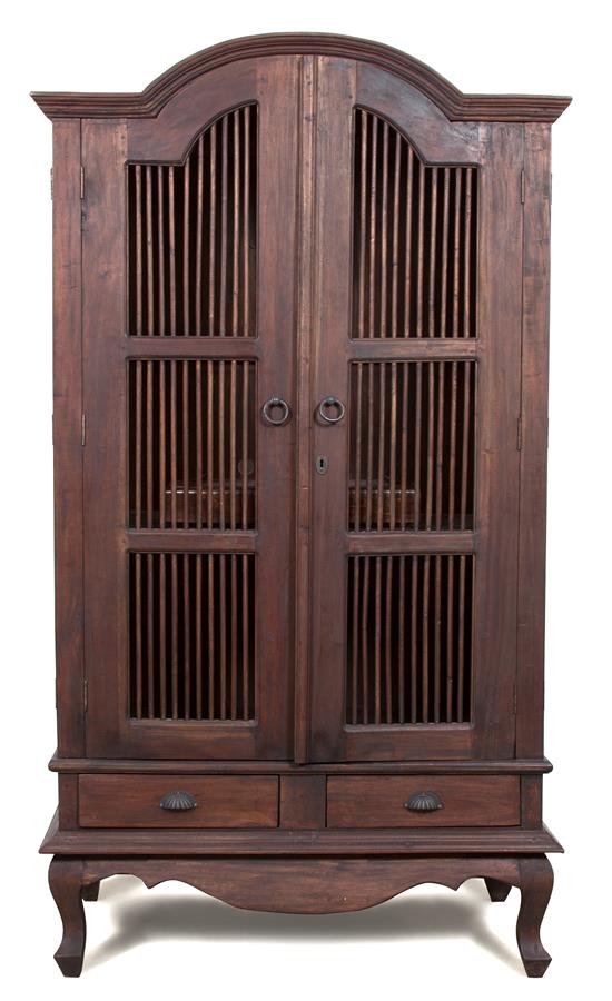 Appraisal: Sale Lot A Javanese Teak Two Door Cabinet th century