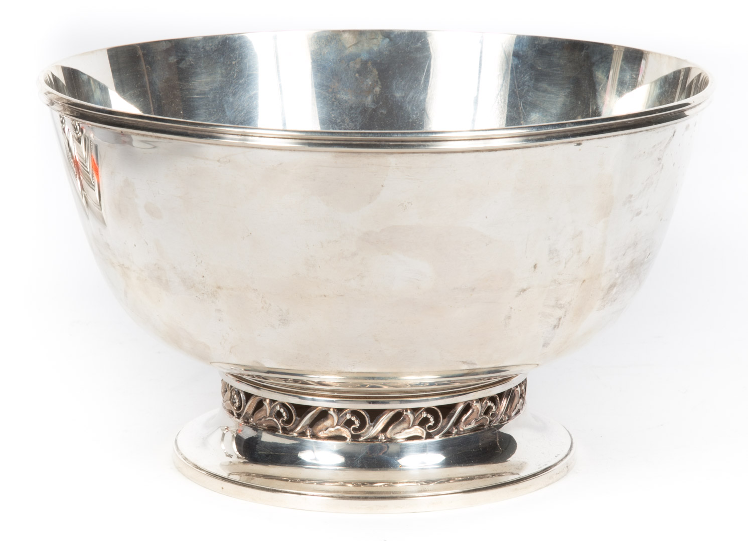 Appraisal: Alphonse LaPaglia designed sterling center bowl in Diam ozt Condition