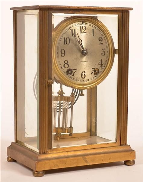 Appraisal: Seth Thomas Brass Case Carriage Clock Seth Thomas Brass Case