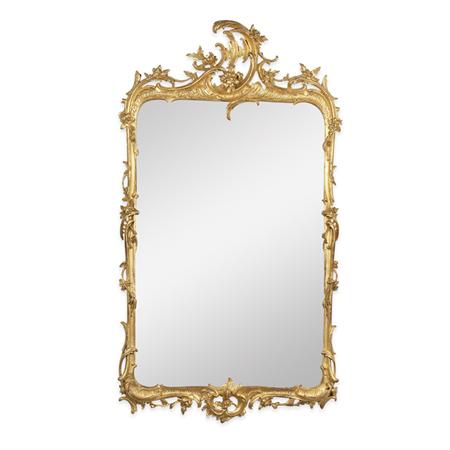 Appraisal: German Rococo Gilt-Wood Mirror Estimate -