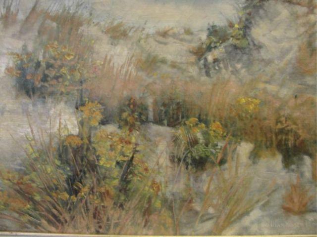 Appraisal: LEAVITT William Homer Oil on Canvas of Dunes From a