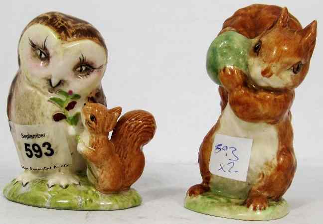 Appraisal: Beswick Beatrix Potter figure Squirrel Nutkin BP B and Royal