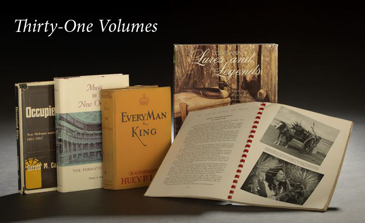 Appraisal: Thirty-One Volumes of New Orleans and Louisiana Interest including H