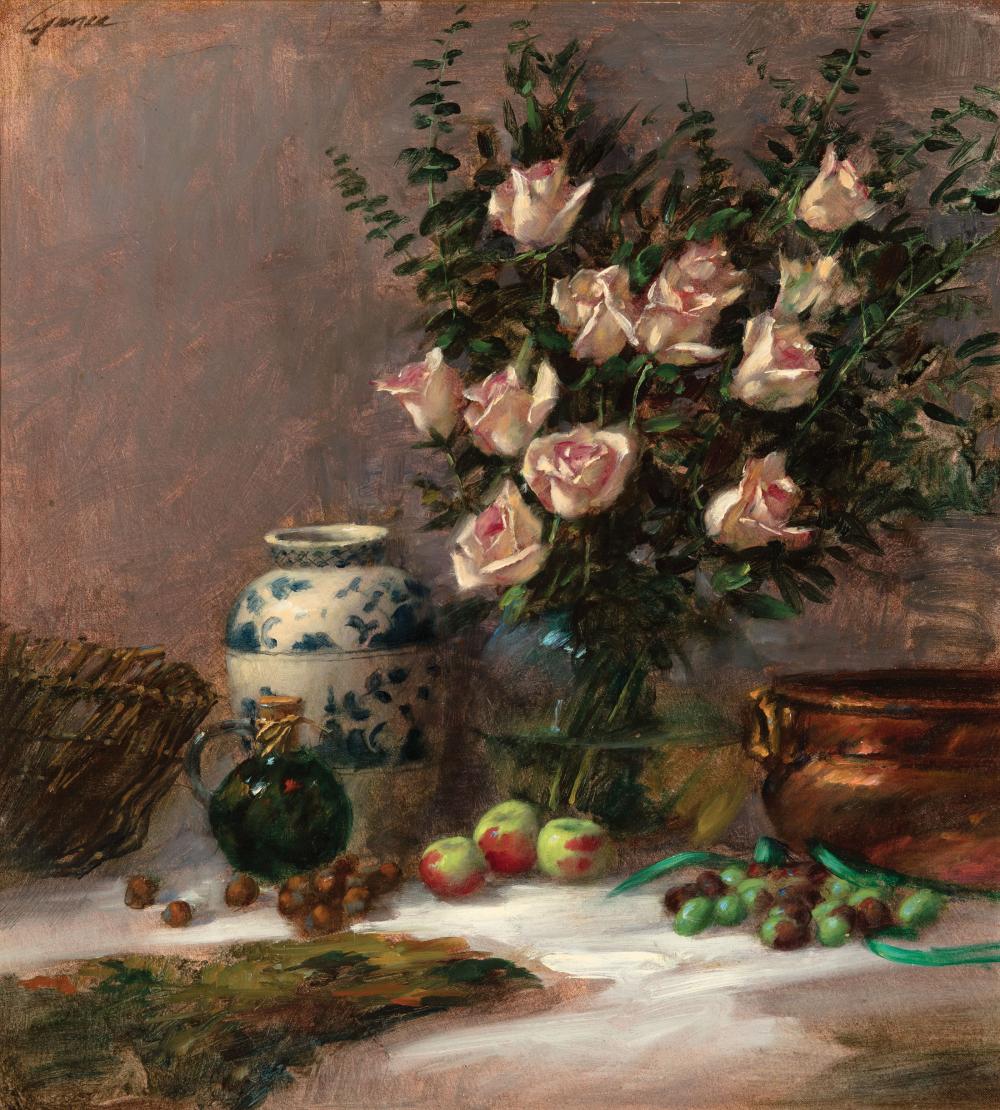 Appraisal: Attributed to Jeanette Janke American th c Still Life of