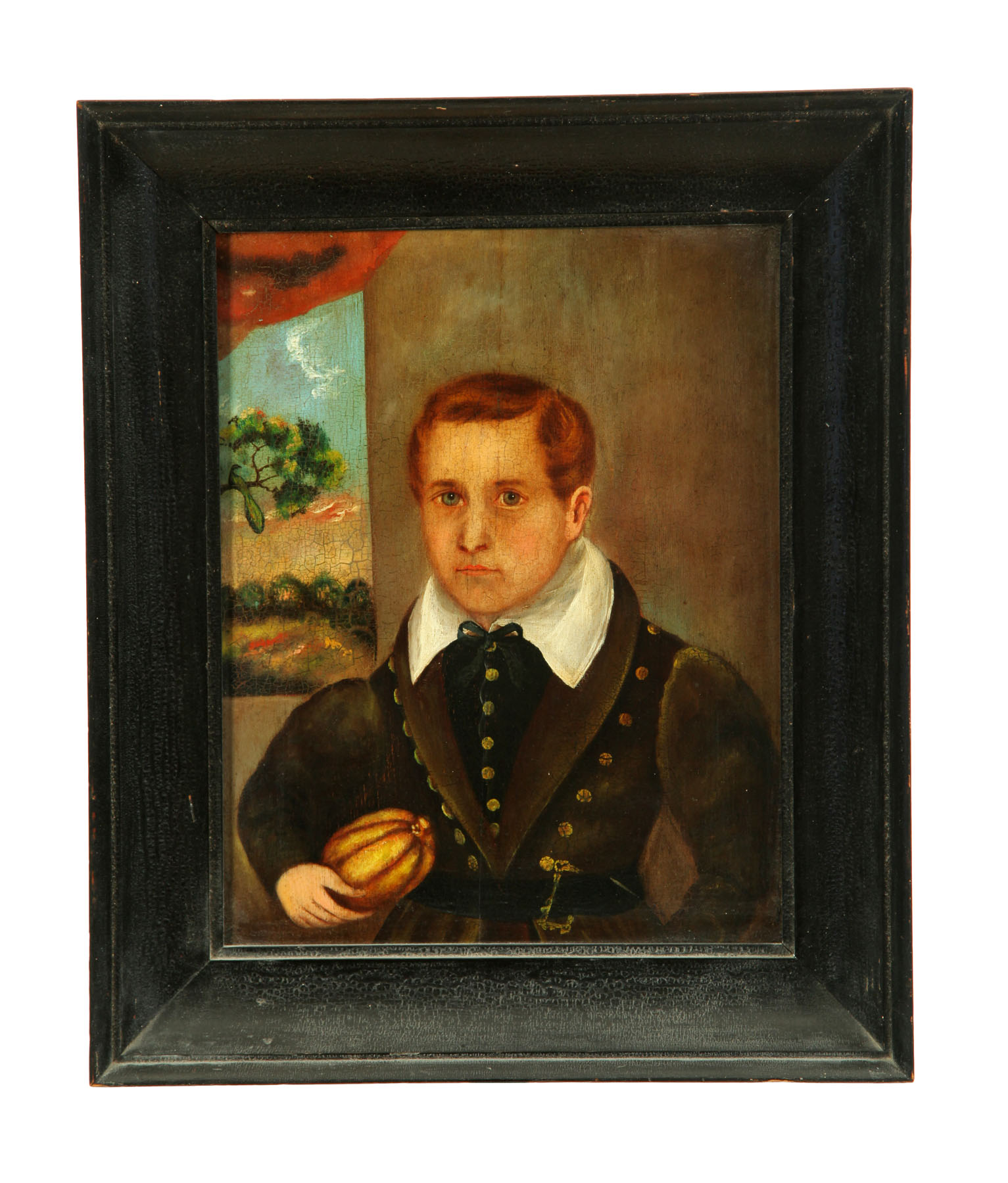 Appraisal: PORTRAIT OF A BOY POSSIBLY BY NOAH NORTH NEW YORK