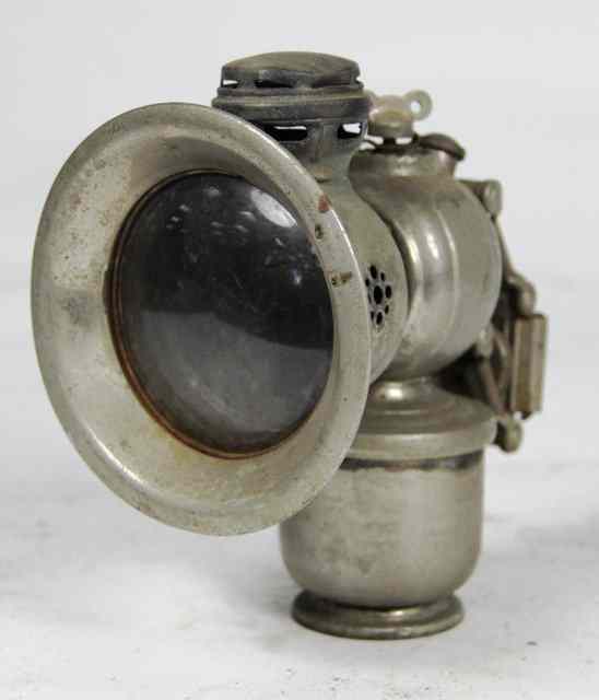 Appraisal: A Powell and Hanmer Revenge electroplate carbide motor lamp cm