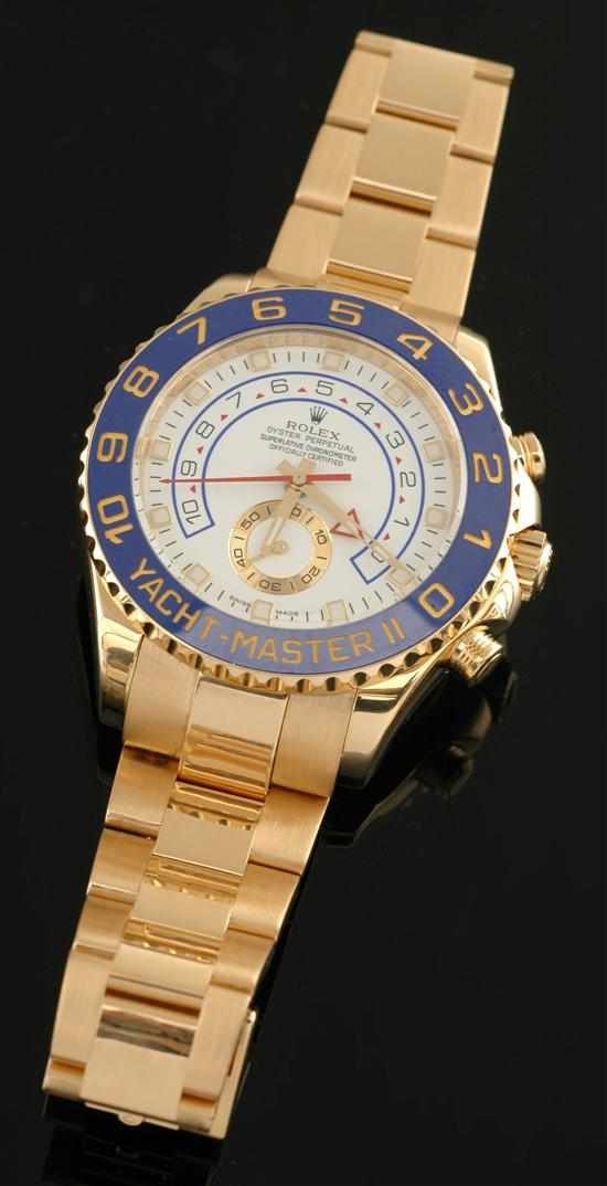 Appraisal: A Rolex Oyster Perpetual Yacht-Master II gold wristwatch Automatic movement